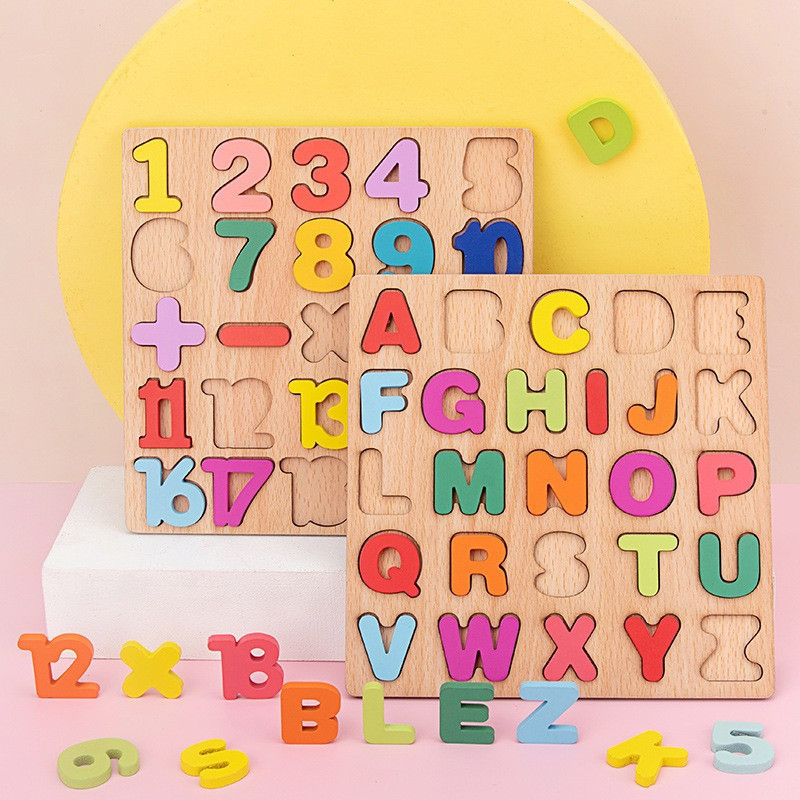 Wooden Alphabet & Number Toy