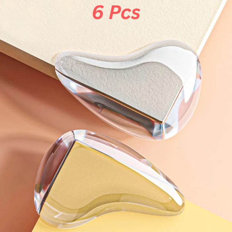 6 Pcs Baby Safety Silicone Spherical ( Transparent )